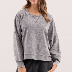 Blu Pepper Gray Sweatshirt - Size 2XL